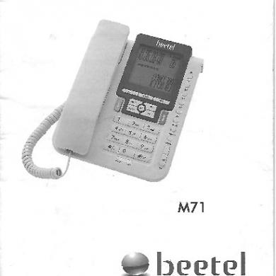 Beetel M71 User Manual Download Pdf
